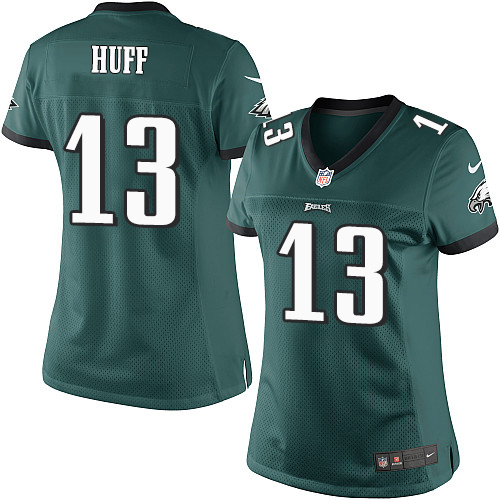 Women's Elite Josh Huff Nike Jersey Midnight Green Home - #13 NFL Philadelphia Eagles